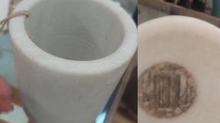 İkinci el mağazasında görüp bayıldığı kalemliğin önceden ne için kullanıldığını öğrenince hayatının şokunu yaşadı