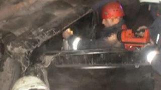 İşte talihsiz kazanın hemen sonrası