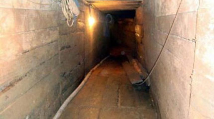 Jandarmayı hayrete düşüren tünel!