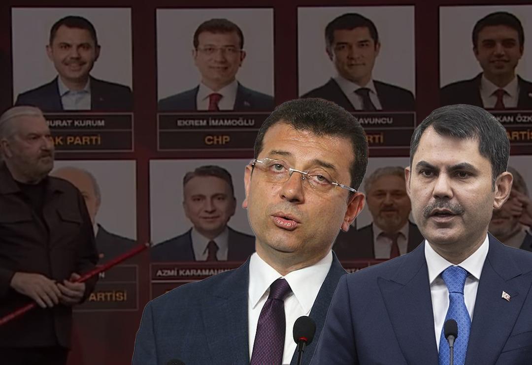 Ekrem İmamoğlu mu, Murat Kurum mu? Canlı yayında son anketi 'B&ouml;yle bir şey g&ouml;rmedim' diyerek a&ccedil;ıkladı