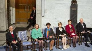 Tartışmalı Nobel töreni başladı