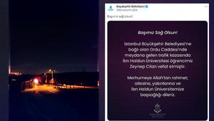 Üniversiteli Zeynep'in ölümü sonrası Başakşehir Belediyesi başsağlığı mesajında 'O yol İBB'nin' dedi tepkilerin odağı oldu! 'Siyasetten başka değeriniz yok...'