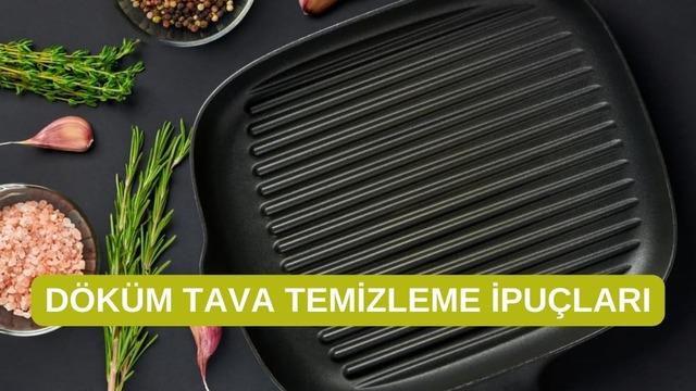 Direkt makineye atmayın! Döküm tava nasıl temizlenir?