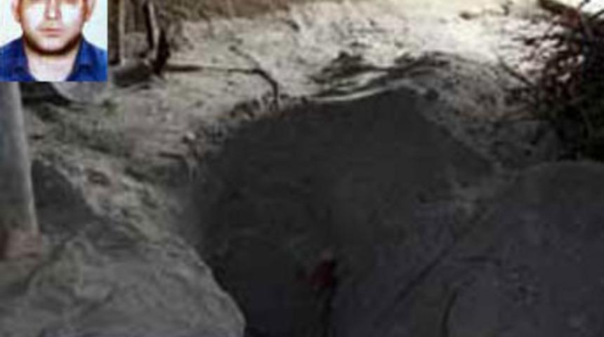 Oğullarını gömülmüş buldular!