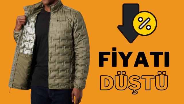 Columbia Delta Ridge Down Erkek Kaz Tüyü Mont Günün Fırsatları kapsamında indirimde