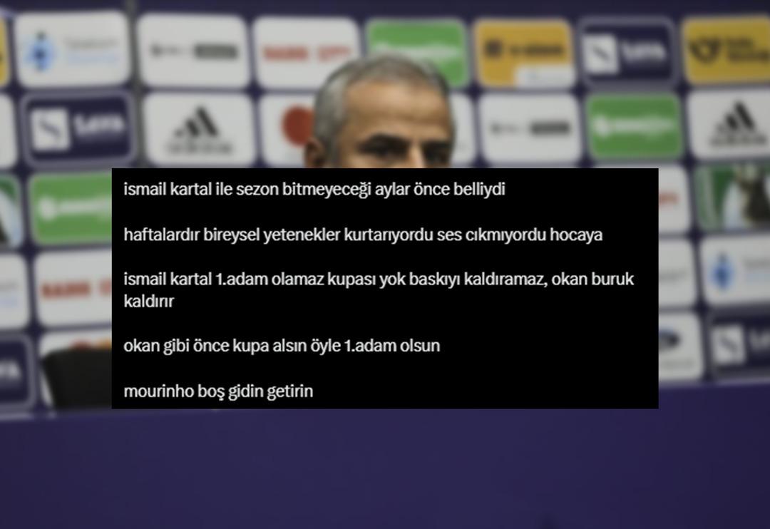 Liderliği Galatasaray'a kaptıran Fenerbahçe'de kazan kaynıyor! Fatura İsmail Kartal'a kesildi, taraftar sosyal medyada ayağa kalktı... "Hemen kovun" 1080xauto