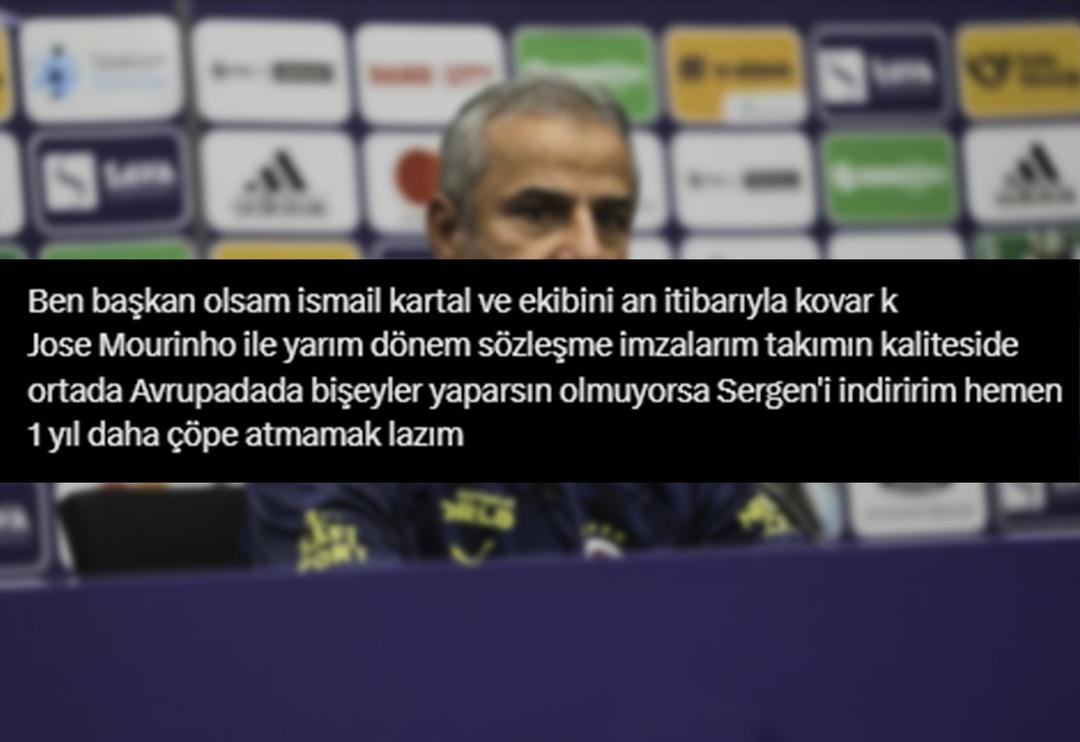 Liderliği Galatasaray'a kaptıran Fenerbahçe'de kazan kaynıyor! Fatura İsmail Kartal'a kesildi, taraftar sosyal medyada ayağa kalktı... "Hemen kovun" 1080xauto