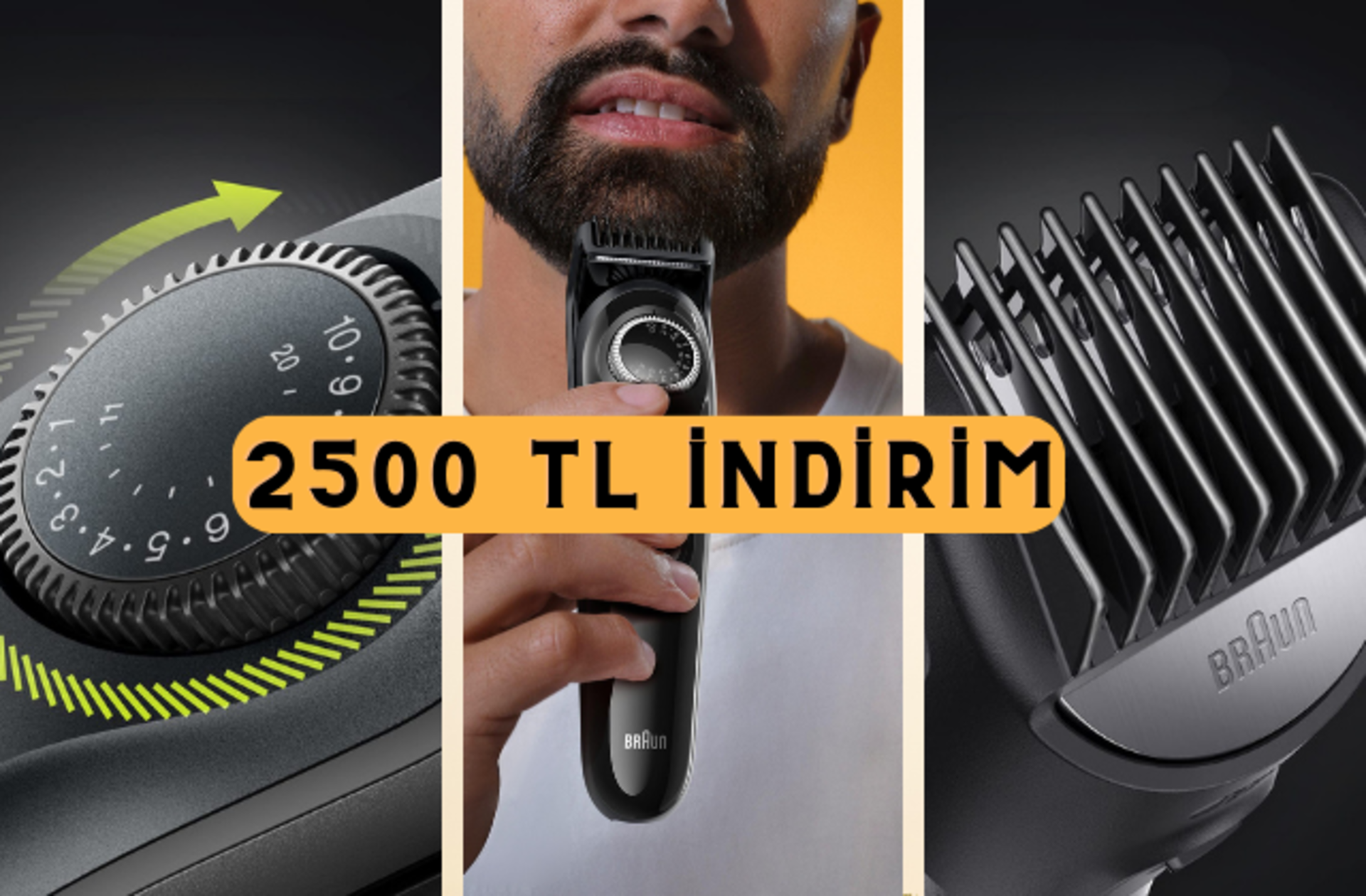  Braun BT 7340 yarı fiyatına düştü! Saç ve sakal stilinizi ortaya çıkarmanın şimdi tam zamanı