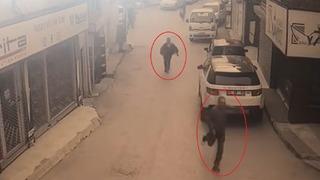 Eski eşinin yanında gördü, silahla kovalayıp rehin aldı! Dehşet anları kamerada