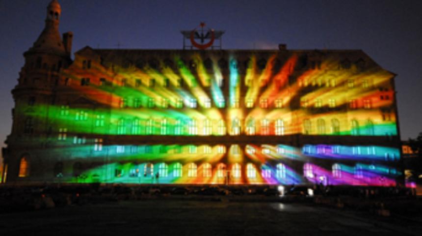 Haydarpaşa'da görsel şov