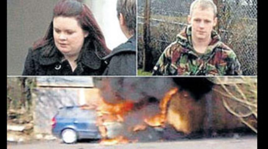 Hamile karısını havaya uçurdu