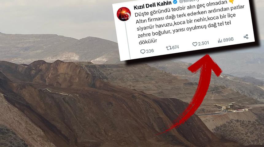 Erzincan'daki maden faciası sonrası o paylaşım gündem oldu! 5 gün önceden bilmiş