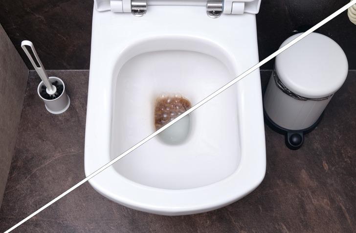 Çamaşır suyundan 10 kat daha etkili! Sararmış tuvalet taşlarını tek seferde bembeyaz yapıyor