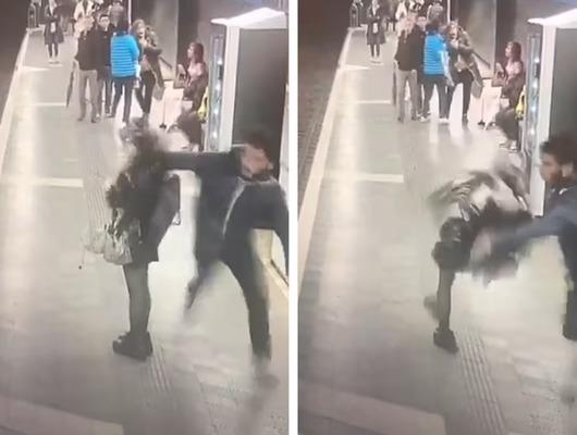 Metroda 10 kadına saldırdı! Kimse onu durduramadı