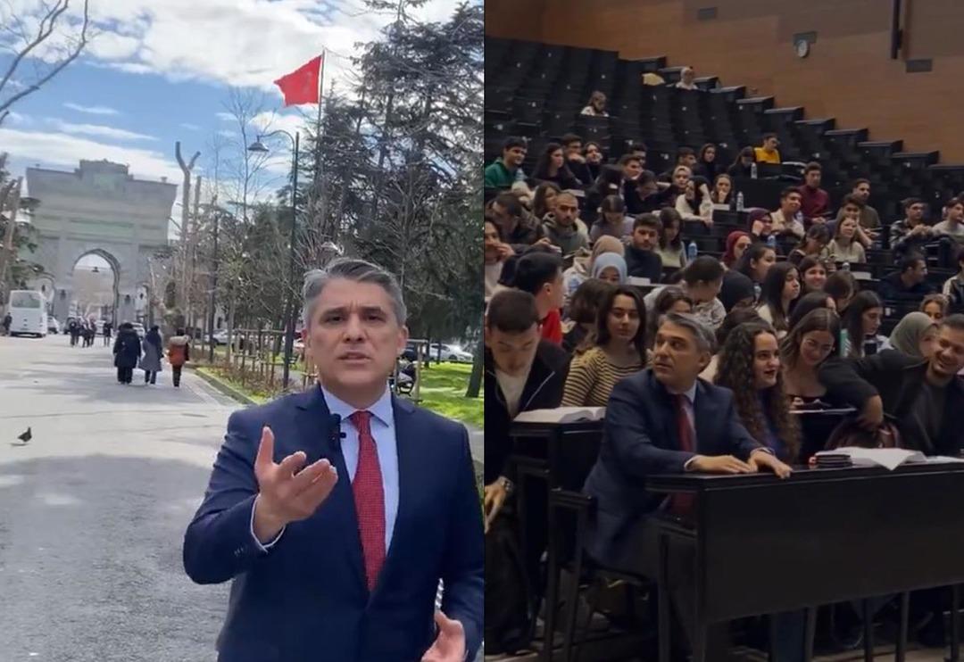 'G&uuml;ler misiniz ağlar mısınız? 5 dakika sonra...' Taylan Yıldız İstanbul &Uuml;niversitesi'ne girdi, o anları paylaştı 'Derslere bile katıldım'