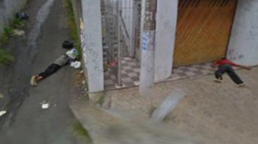 Google kamerasında dehşet!