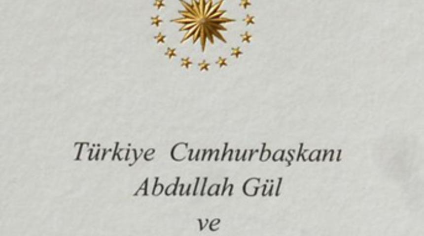 Tepki &ccedil;eken resepsiyon davetiyesi