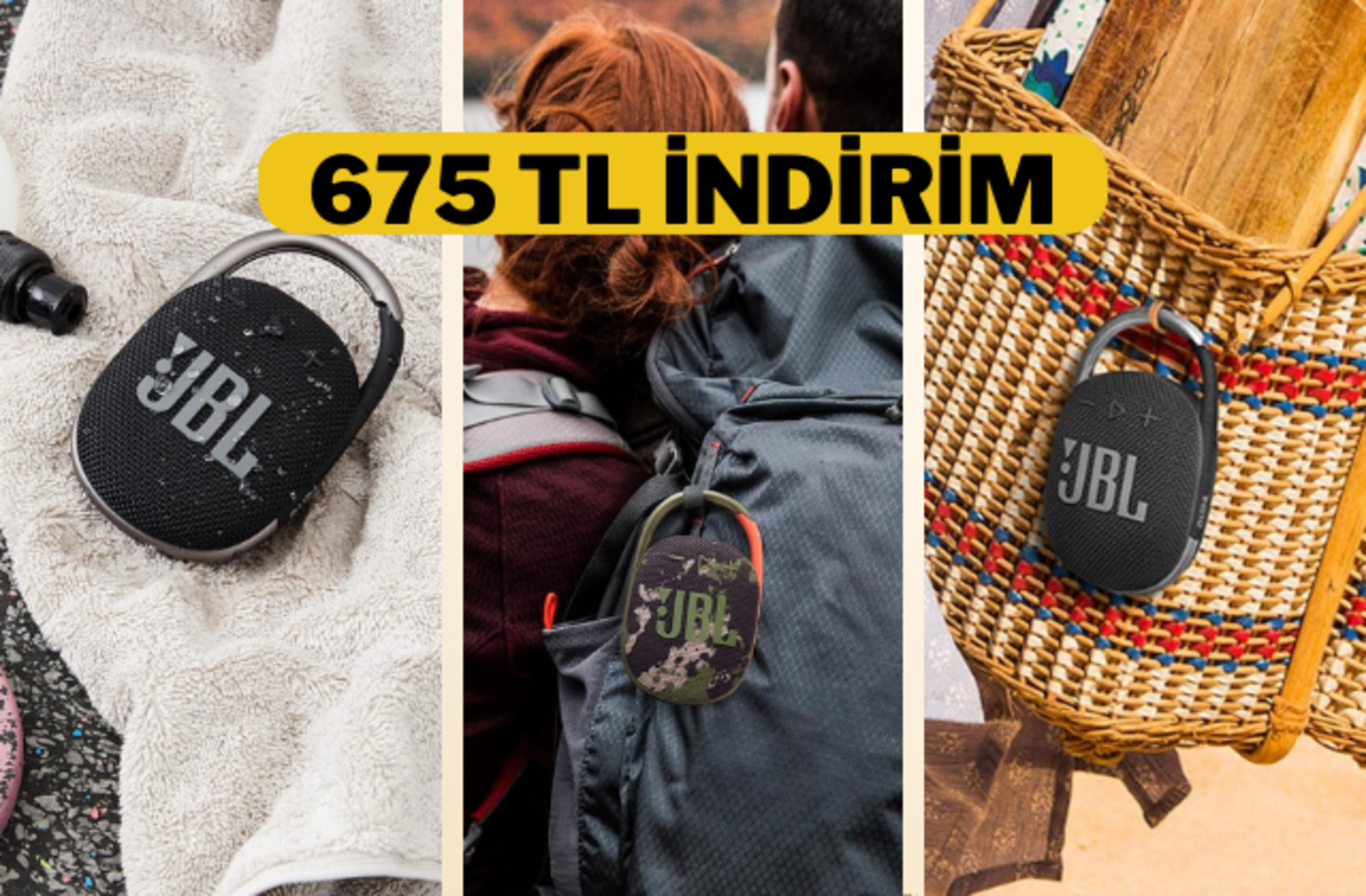 Fiyatı 1913 TL'ye düştü! JBL Clip4 Bluetooth Hoparlör günün fırsat ürünü