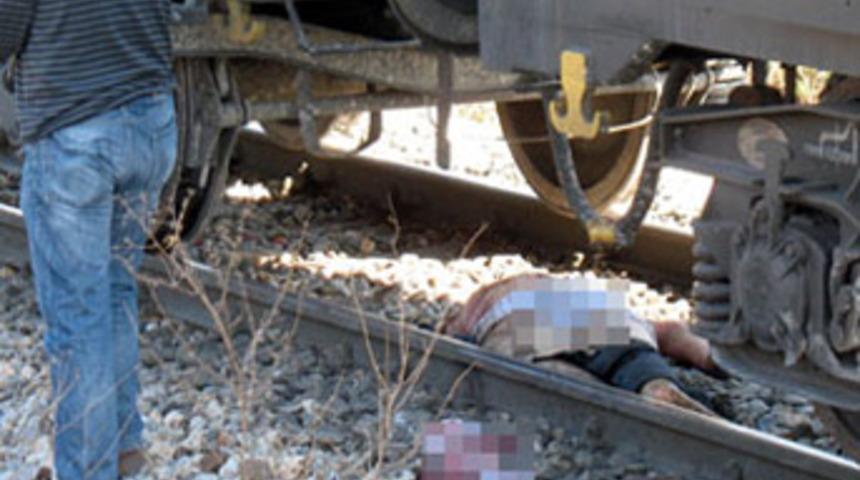 Liseli gen&ccedil; tren yolunda can verdi