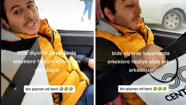 Eşinin aldığı Sevgililer Günü hediyesini 'Günah' diyerek kabul etmedi! Sosyal medyadan tepki gecikmedi... 'Boşanma nedeni'