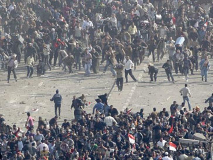 Mısır'da Mübarek çatışması