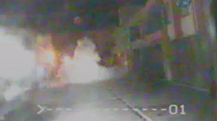 Bomba elinde b&ouml;yle patladı