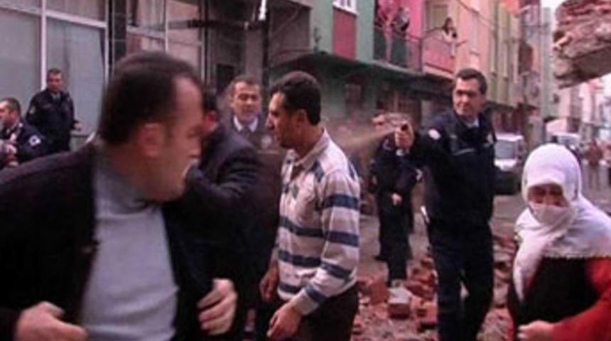 Bursa'da yıkım sonrası etnik kavga