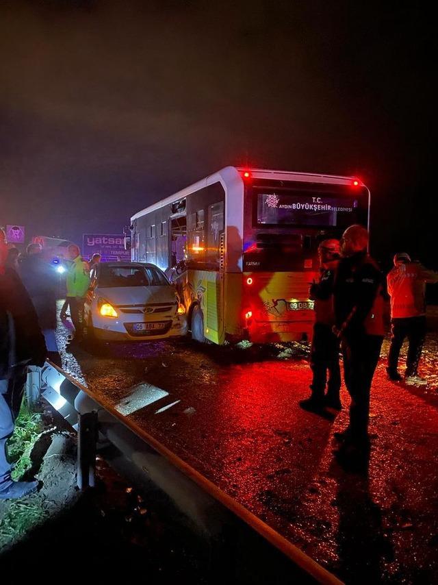 Aydın'da 6 aracın karıştığı kazada 1 kişi hayatını kaybetti