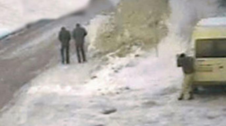 Patlama anı kamerada