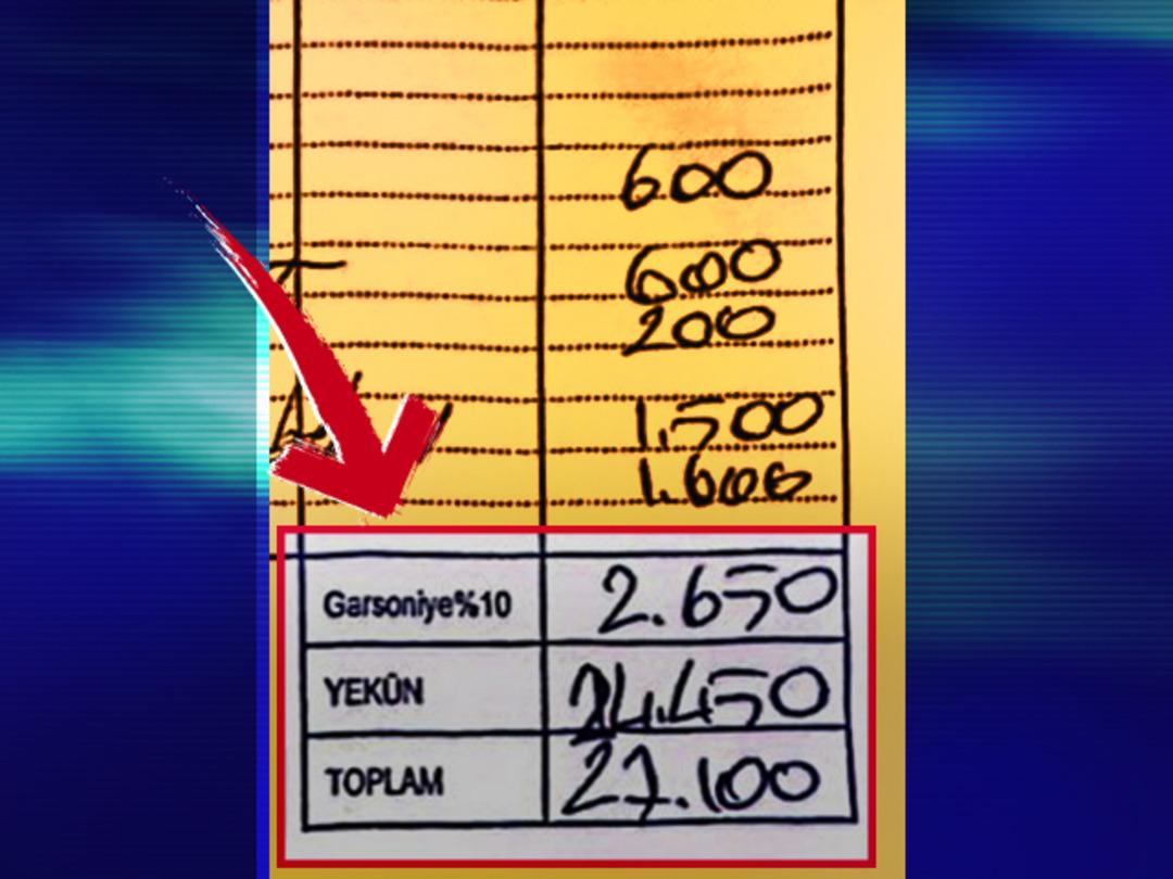 Sosyal medyada g&uuml;ndem olan balık restoranı adisyonu! Fiyatları g&ouml;ren inanamadı: "Nasıl olabilir?"