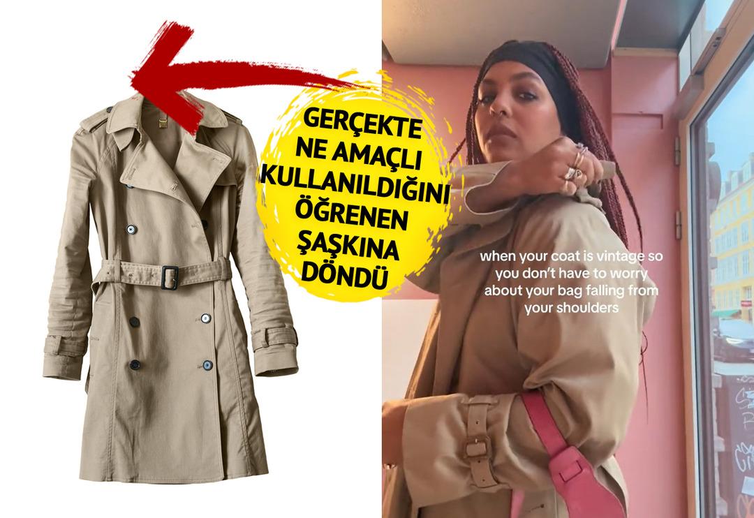 Ne işe yaradığını &ouml;ğrenince ağzınız a&ccedil;ık kalacak! Palto ve tren&ccedil;kotların omzunda duruyor