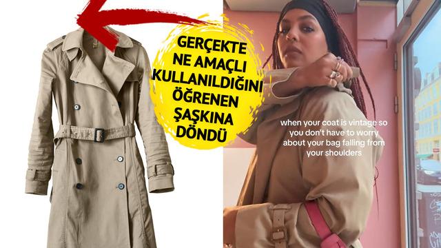 Ne işe yaradığını öğrenince ağzınız açık kalacak! Palto ve trençkotların omzunda duruyor