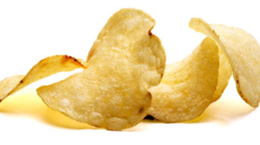 Cips paketinden yakalandılar