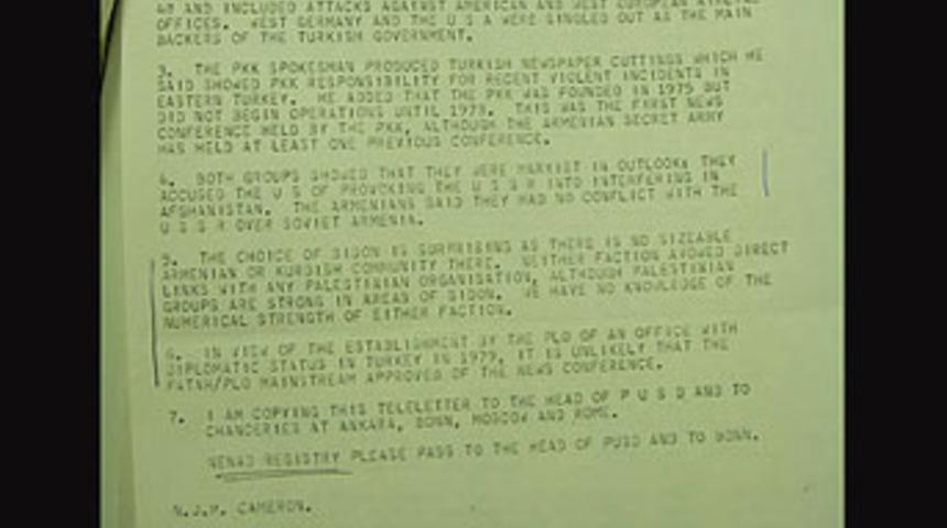 İşte PKK-ASALA işbirliğinin belgesi...