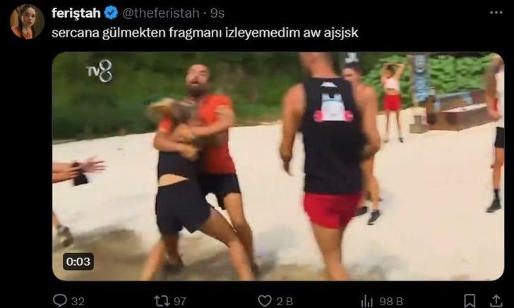Survivor son bölümde Pınar-Sema-Seda kavgasını ayırmaya çalışan Sercan Yıldırım sosyal medyanın dilinde! G2