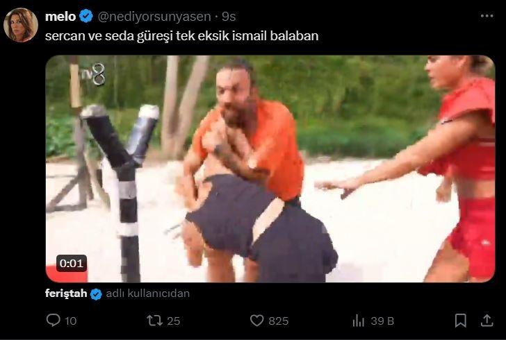 Survivor son bölümde Pınar-Sema-Seda kavgasını ayırmaya çalışan Sercan Yıldırım sosyal medyanın dilinde! G5