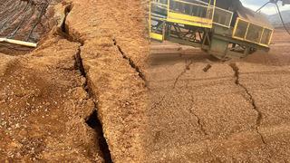Facia göz göre göre geliyorum demiş! İşte toprak kayması öncesinde çekilen 'çatlakların' fotoğrafı