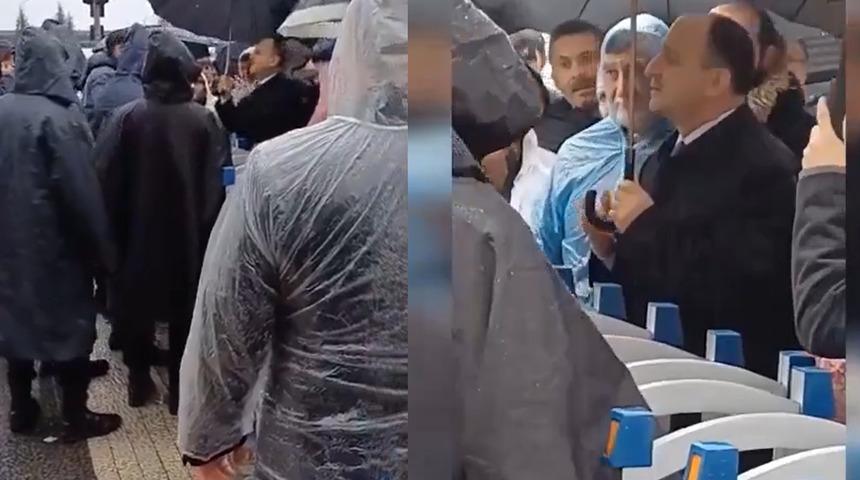 AK Parti Rize İl Başkanı Hikmet Ayar, polislerle tartıştı! "Haddini bileceksin, beni geçireceksin"