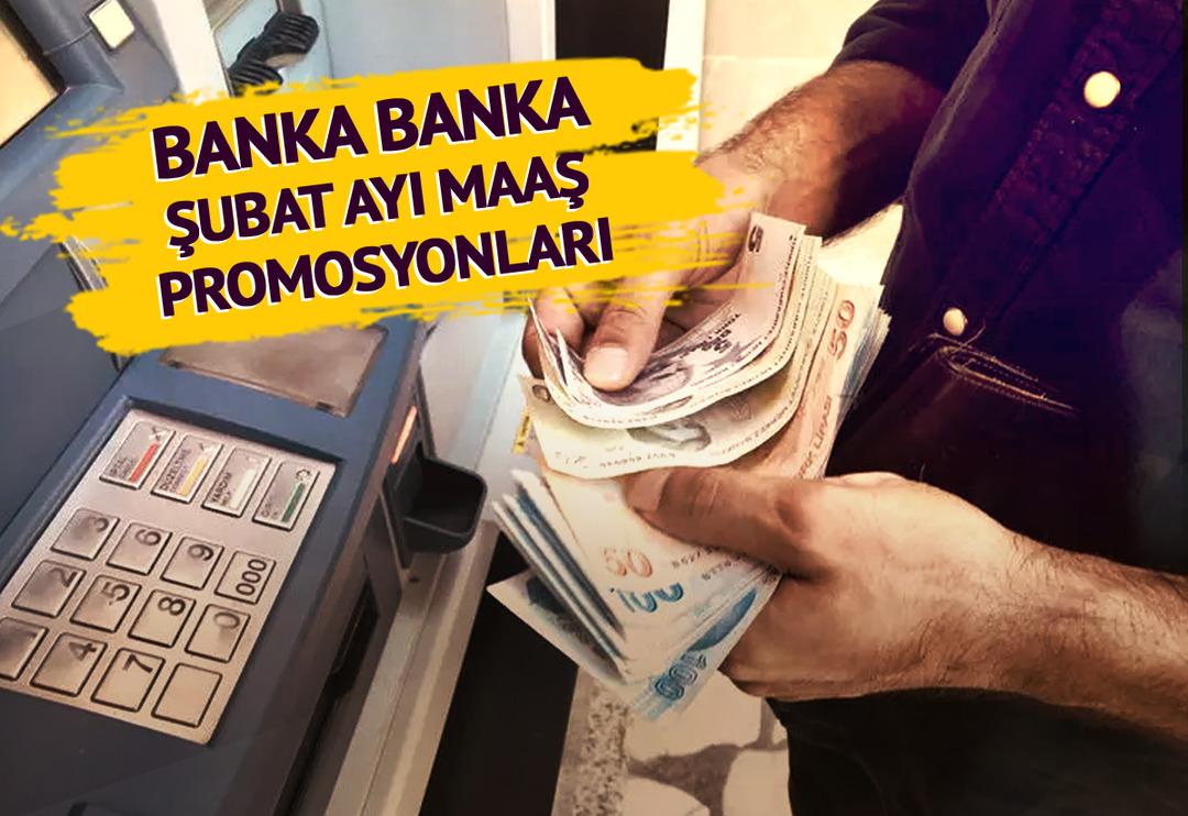 BANKA BANKA ŞUBAT PROMOSYONU  | 10 bin TL ve &uuml;zeri maaş alan emekliler i&ccedil;in zam geldi! En y&uuml;ksek veren hangisi? Akbank, İş Bankası, Yapı Kredi, Denizbank, Ziraat, Garanti...