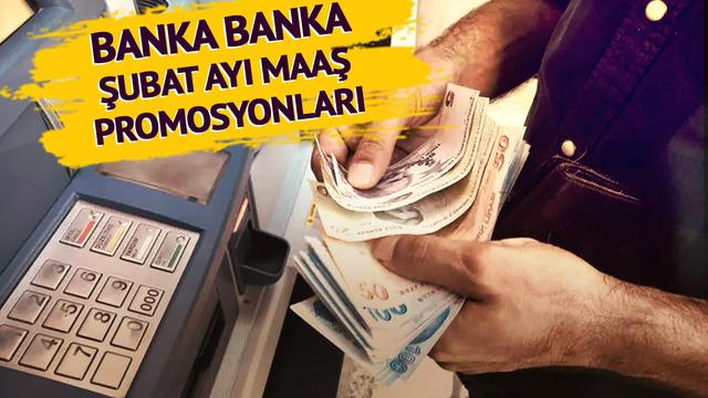 BANKA BANKA ŞUBAT PROMOSYONU  | 10 bin TL ve üzeri maaş alan emekliler için zam geldi! En yüksek veren hangisi? Akbank, İş Bankası, Yapı Kredi, Denizbank, Ziraat, Garanti...