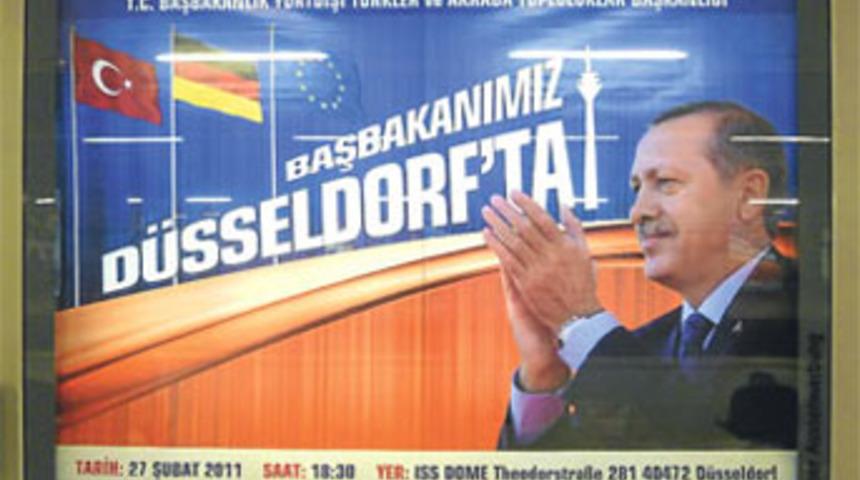 Erdoğan afişi Almanları kızdırdı