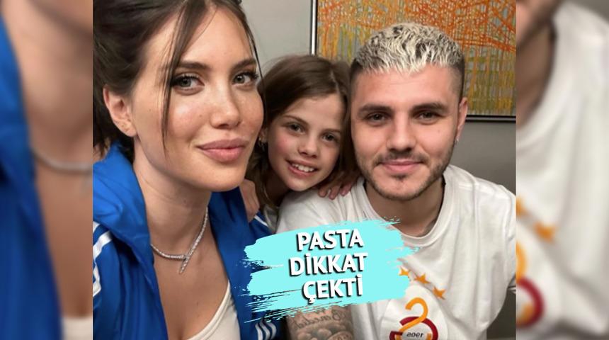 Wanda Nara Icardi'nin doğum gününü kutladı, pastadaki yıldız sayısı dikkat çekti!