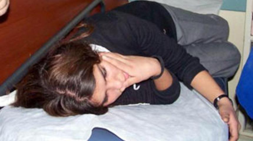 Kimya sınavında vuruldu!