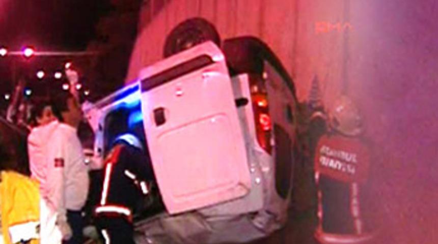 İstanbul'da akıl almaz kaza!