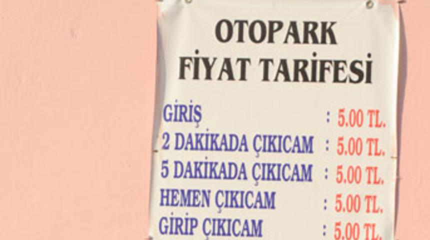 B&ouml;yle otopark g&ouml;rmediniz!