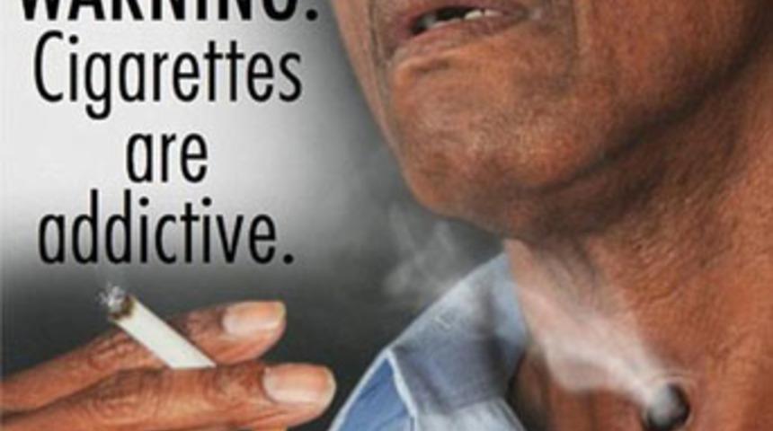 Sigaranın y&uuml;z&uuml;ne bakılamayacak!