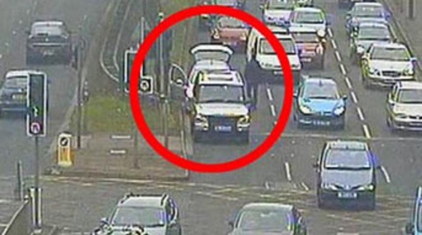 Güvenlik kamerasında şok görüntüler!