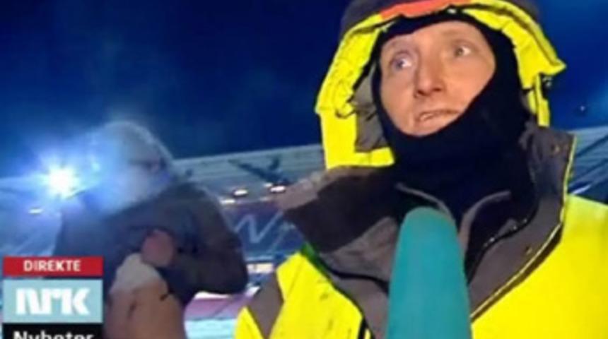 Canlı yayında cinsel organını gösterdi