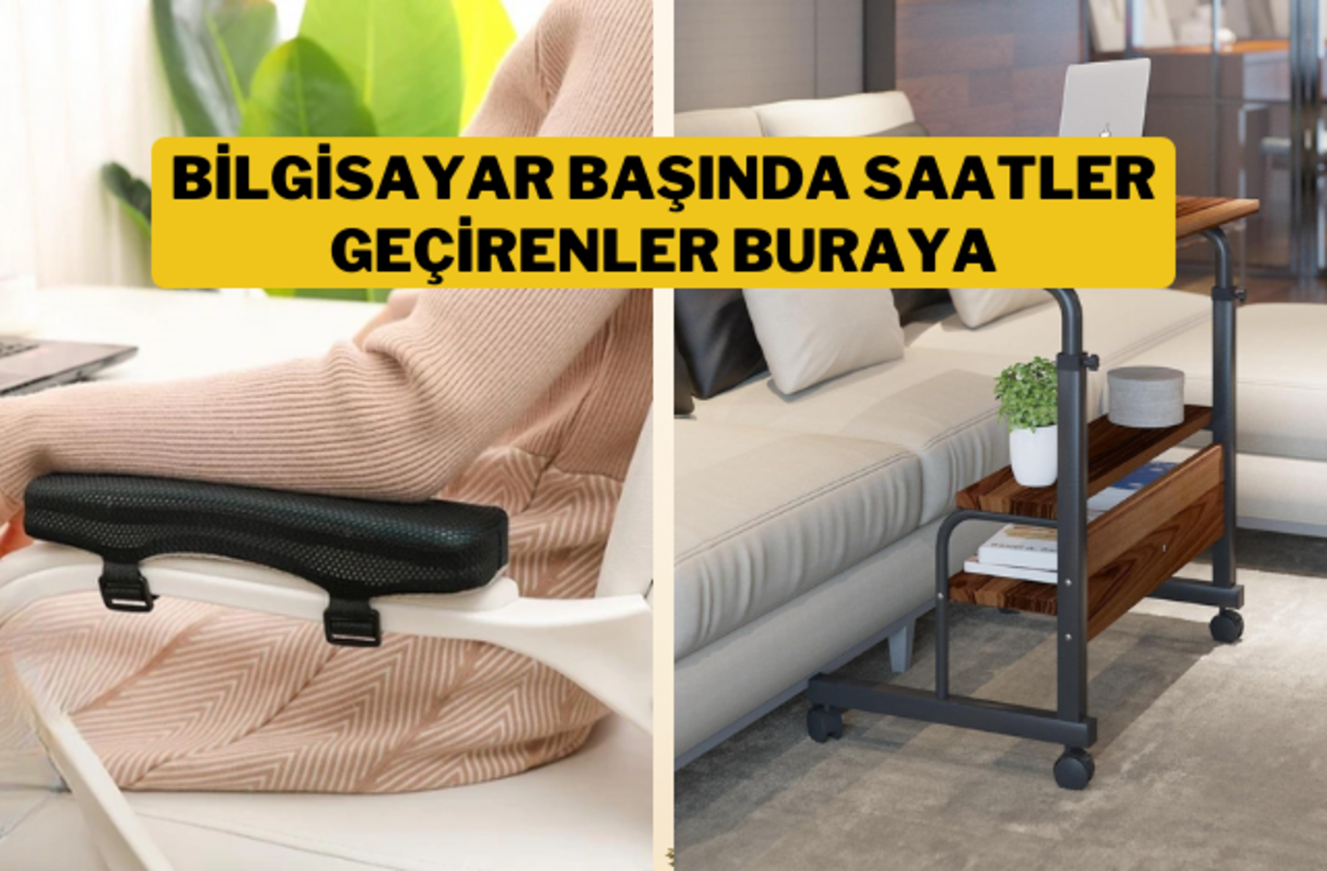 Uzun saatler masa başında oturanlar için vücut sağlığını destekleyecek ürünler
