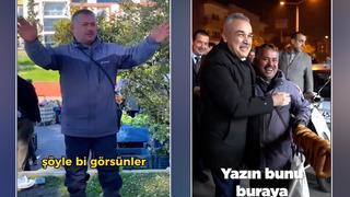 Önce CHP'li, sonra AK Partili adayların ikisinin de gururunu okşayan simitçi gündem oldu: Aydın'da renkli görüntüler